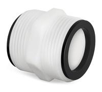 Katnetoly 1 Connettore per Tubo Flessibile per Piscina da 1,5 Pollici A 1,5 Pollici per Tubo Flessibile per Piscina Fuori Terra e Pompe Filtro Bianco