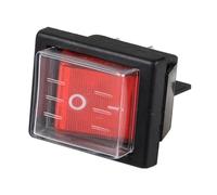 Katnetoly 1 Interruttore A Bilanciere Impermeabile per Barche SPST A 4 Pin da 36 X 29 mm per Aspirapolvere Industriali con Copertura Impermeabile