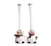 Katnetoly 1 Paio di American Village Retro Top Hat Chef Decorazione in plastica Cucina Creativa Ristorante Decorazione Domestica Cafe'