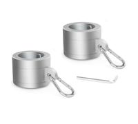 Katnetoly 1 Paio di Anelli per Portabandiera In Lega di Alluminio 1 Pollice, Anelli di Montaggio per Bandiera Rotanti A 360 Gradi per Portabandiera da 0,75-1,02 Pollici di Diametro