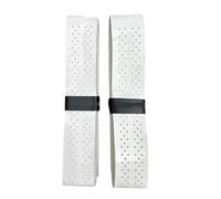 Katnetoly 1 Paio di Impugnature per Racchette da Tennis per Racchette da Pickleball Nastro Avvolgente Antiscivolo Che Assorbe Il Sudore per Manici-Bianca