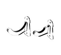 Katnetoly 1 Paio di Supporti da Baseball in Acrilico Montati A Parete per da Baseball, Display per da Softball, Staffa per Raccolta, Trasparente, Durevole, Facile da Installare