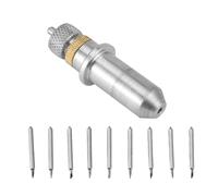 Katnetoly 1 Pc Lame per Cutter per Plotter Da Taglio nel Acciaio Al Tungsteno con 9Pz Lame per Cutter nel Vinile Da 30/45/60 Gradi 23X2Mm