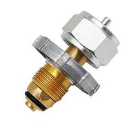 Katnetoly 1 PCS Adattatore di Ricarica del Propano per Gas, Adattatore Convertitore di Uscita per il Riempimento, In Lega di Alluminio, Beccuccio di Trasferimento del Propano per Bottiglie da C