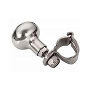 Katnetoly 1 PCS Pomello del Rivestimento del Volante Marino Pomello dello Sterzo Marino Adatto al Cerchione in Acciaio Inossidabile 316 per Yacht,
