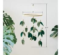 Katnetoly 1 PCS Ragazzi e Ragazze Culla Feltro Panno Perline Campana Letto Camera dei Bambini Letto da Appendere Decorazione Baby Shower per Neonato