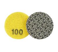 Katnetoly 1 Pezzo 2 Pollici/50 mm Disco Lucidante Diamantato Elettrodeposto per Piastrelle, Vetro, Metallo, Legno, Sbavatura P100