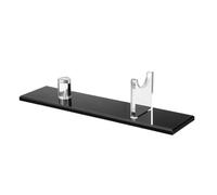 Katnetoly 1 Pezzo di Supporto per Coltelli da Scrivania in Acrilico, Singola per Coltello per L'Arredamento della Casa (Base Nera)