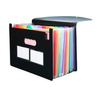 Katnetoly 1 Pz Cartella di File Espandibile con 13 Tasche Raccoglitore di File Espandibile In Formato A4 Raccoglitore Organizer In PP