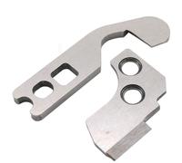 Katnetoly 1 Set di Lame Superiori e Inferiori per Macchine da Cucire Overlock 788013009 e 788011007 per e- 664 W6 (454D N444)