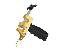 Katnetoly 1 Set di Utensili Manuali per Tagliapiastrelle In Ceramica, 1 Pezzo, Tagliavetro per Piastrelle In Ceramica Gialla, Metallo+Plastica