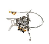 Katnetoly 1 Set Fornello da Esterno Portatile A Tre Teste Fornello da Antivento Adattatore