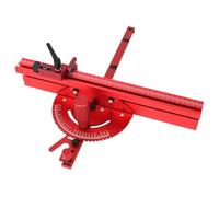 Katnetoly 1 Set Mitra e Recinzione, da Tavolo Mitra Gauge, con Binario di Arresto Segatura Righello Angolare per da Tavolo Router Strumenti da Banco per la Lavorazione del Legno Fai da Te