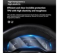 Katnetoly 1 Set per -V 2017-2021 Cruscotto per Auto Adesivo per Schermo Pellicola Protettiva per Strumenti Pellicola Protettiva Accessori