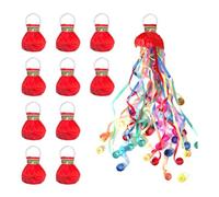 Katnetoly 10 Confezioni di Stelle Filanti Popper Lancio A Mano Stelle Filanti Coriandoli di Carta Magica Antimacchia per Feste di Compleanno Proposte