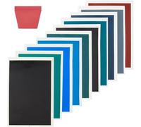 Katnetoly 10 Fogli di Carta Colorata Incisa con Piastra di Frizione da 0,3 mm di Spessore, Carta Colorata per Marcatura di Incisione per