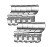 Katnetoly 10 Ganci per Rivestimenti, Ganci per Rivestimenti da Appendere All'Aperto, Clip per Rivestimenti In Vinile Fori Necessari per Appendere Decorazioni, A