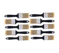 Katnetoly 10 Pennelli da 2 Pollici, Pennelli Piatti, Strumenti di Pittura Professionali con Manico In Plastica Trattata per Pittura DIY