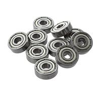 Katnetoly 10 pezzi 625ZZ 5 mm x 16 x 5 mm schermato profondo della scanalatura radiale cuscinetto a sfere