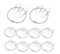 Katnetoly 10 Pezzi Ancoraggi per Mobili A Prova di Bambino, Cinghie In Metallo per Mobili per Bambini Anti-Ribaltamento, per Armadietti, Armadi, Cassetti, Cassettiere, Durevoli e Facili da Usare