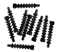 Katnetoly 10 Pezzi Bici V Freno Un Prova di Polvere per Bicicletta da Montagna V Freno Tubo di Gomma Stivali di Protezione Tubo Flessibile Copertura Sostituzione