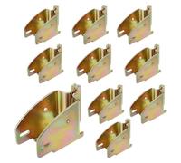 Katnetoly 10 Pezzi di Accessori per il Fissaggio di Travi di Legno E-Track per 2x4 2x6 Aggiungi Barre di Blocco Rimovibili All'Area di Carico E-Track