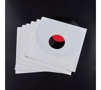 Katnetoly 10 Pezzi di Copertine per Dischi in Vinile LP, Custodie Protettive, Sacchetti di Stoccaggio in Carta Composita per Dischi in Vinile C