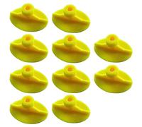 Katnetoly 10 Pezzi di Strumenti per la Riparazione di Ammaccature per Auto Combinazione di Ventose con Guarnizione A Linguetta A Strappo Gialla