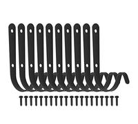 Katnetoly 10 Pezzi Ganci da Parete nel Gancio per Esterno per Appendere Fioriera Appendiabiti Lanterna Ganci per Piante Ganci Ganci nel Metallo