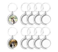 Katnetoly 10 Pezzi in Metallo con Rotazione A 360° per Sublimazione, DIY con Semicerchio per Sublimazione su Entrambi I Lati