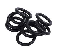 Katnetoly 10 Pezzi O-Ring Di Tenuta In Gomma Nera Guarnizioni Di Tenuta 16 X 11 X 2,5 Mm