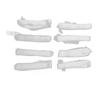 Katnetoly 10 Pezzi Reti da Pesca nel PVA Mini-Mesh 5 M Ricarica Carpa Pesca Rig Rig Esche Avvolgere 25Mm Alimentatore Pesca