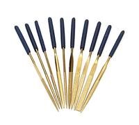 Katnetoly 10 pezzi Set di utensili da in metallo con set di piatto in titanio con rivestimento diamantato