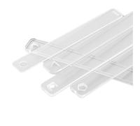 Katnetoly 10 Pezzi/Set Righello di Argilla Acrilico Morbido Ceramica Argilla Polimerica Spessore Righello Guida A Rulli Orecchini DIY Strumento per La Creazione di Gioielli