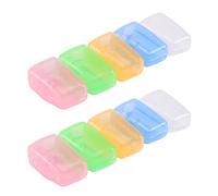 Katnetoly 10 Pezzi Spazzole Portatili Custodie Custodie Portaspazzolini Casa Turismo Mondiale (Colore Casuale)