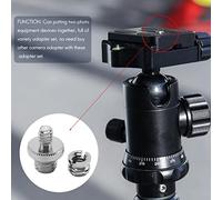 Katnetoly 10 Pz 1/4 Pollici E 3/8 Pollice Camera Converter Converter Set di Montaggio Filettato per Treppiede Monopiede Ballhead Light Stand Shoulder Rig