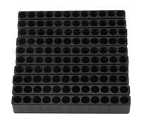 Katnetoly 10 pz 12-Hole Cacciavite Bit Box Block Block nero per sei 6,35 mm angolo maniglia