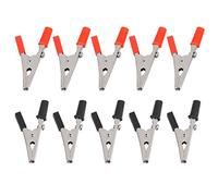 Katnetoly 10 pz 50 Millimetri Maniglia in plastica Clip di sonde di Metallo a Coccodrillo