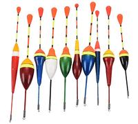Katnetoly 10 PZ Galleggianti da Pesca Set Buoy Fluttuare Mix Size Colore Galleggiante Boa Pesca Light Stick Galleggianti