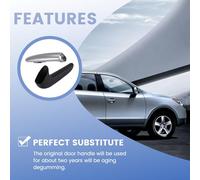 Katnetoly 10 PZ Nero Emergenza Interni Auto Parcheggio Maniglia Freno A Mano Leva Grip Copertura per 2006-2011 47115-A82ZA