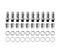 Katnetoly 10 Set 3 Pin 12 mm Connettore Aeronautico + Femmina Presa D'Aria Circolare Connettore Pannello Elettrico