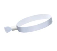 Katnetoly 100 Braccialetti per In Tessuto, Braccialetti Colorati per, Cinturino da Polso Leggero per Concerti (Bianco)