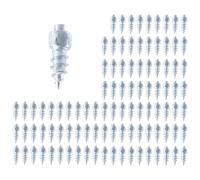 Katnetoly 100 Pezzi 12Mm Prigionieri per Pneumatici Vite in Metallo Duro Punte da Neve Antiscivolo Anti-Ghiaccio per Auto/SUV/ATV/UTV Prigionieri per Pneumatici Auto