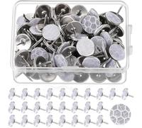 Katnetoly 100 Pezzi di Puntine Riflettenti per La Marcatura Dei Sentieri, Puntine Riflettenti per Sentieri, Puntine Luminose, Puntine Riflettenti per Escursioni In