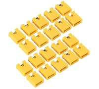 Katnetoly 100 Pz 2.54 MM Ponticello Cap Open Tipo Shorting Cap Shorting Block Shorting Cap Socket Pin Header Connection Block, Giallo