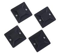 Katnetoly 100 Supporto Per Base Autoadesiva Per Supporto Per Fascette Per Cavi 20 X 20 X 6Mm
