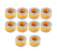 Katnetoly 10Pcs Compressore D'Aria Mute Aria-Intake Silent Oil-Free Elementi Filtranti 65X36X36Mm Strumenti Parti di Ricambio