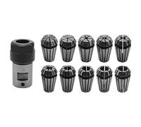 Katnetoly 10Pcs Er16 Spring Collet + Motor Shaft 8Mm Estensione Rod Holder Fresatura CNC Tornio Strumento Incisione Macchina