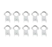 Katnetoly 10pcs KU Morsetto A Testa Ad Alta Frequenza Staffa LNB per Piatti Satellitari da 20 mm Staffa di Plastica per più Piatti Dimensioni