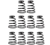 Katnetoly 10Pcs Molle per Spiedo per Ruota di Bicicletta Albero per Molle per Spiedo per Ruota a Sgancio Rapido Universale